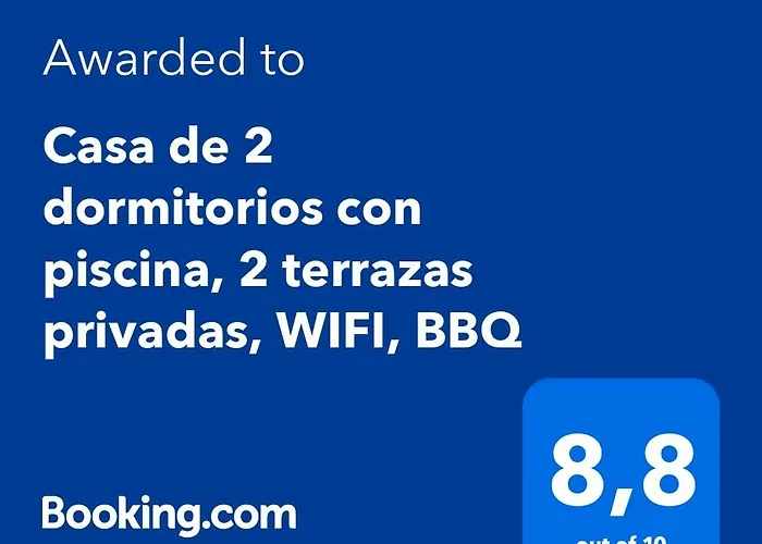 Сasa de vacaciones Casa De 2 Con Piscina, 2 Terrazas Privadas, Wifi, Bbq *